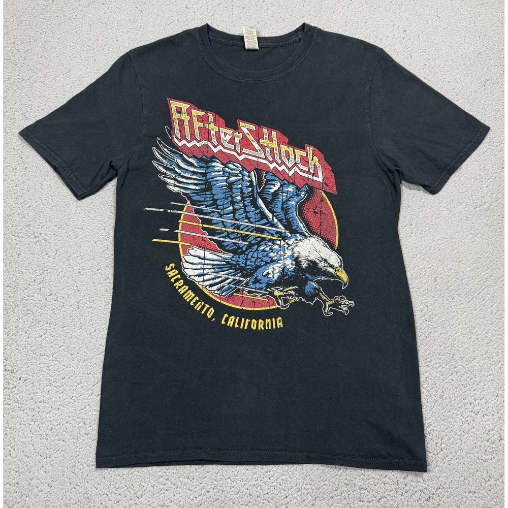Aftershock Festival Shirt Mens Small Black Metallica Misfits Cypress Hill Gildan